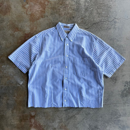 Vintage Boxy Cropped Button Up - L