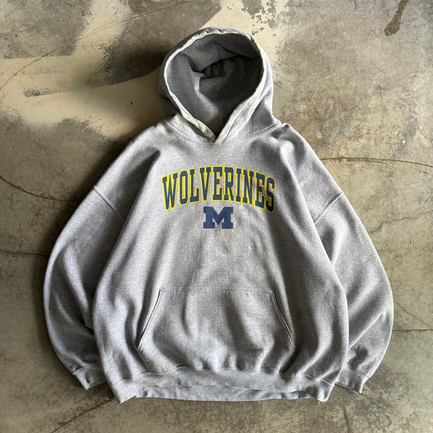 Vintage 00s Michigan Wolverines Hoodie - XXL