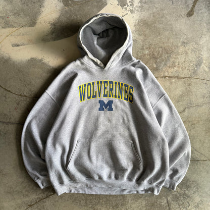Vintage 00s Michigan Wolverines Hoodie - XXL