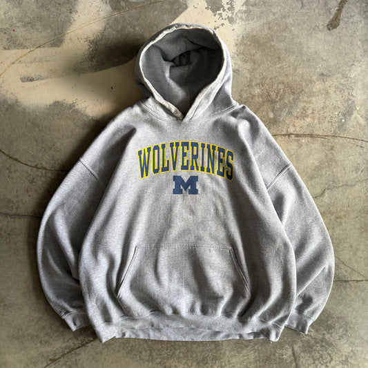 Vintage 00s Michigan Wolverines Hoodie - XXL