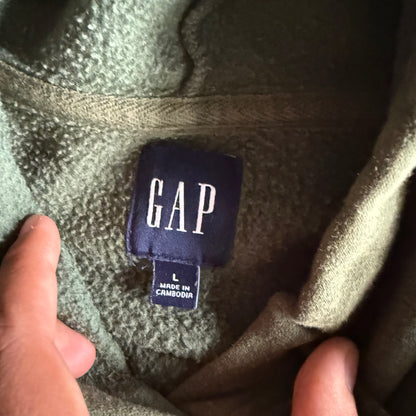 Fall Distressed Gap Hoodie - L