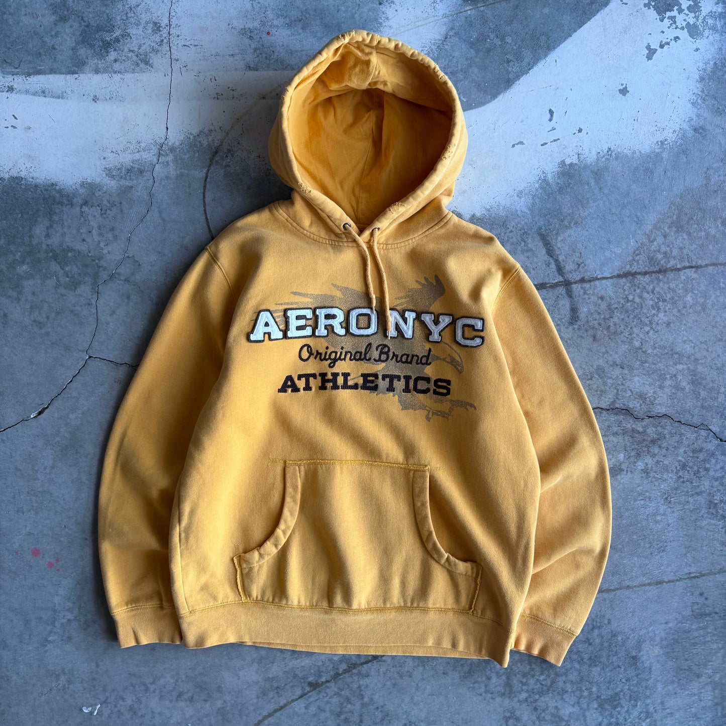 Vintage 00s Aeropostale Athletics Hoodie - L