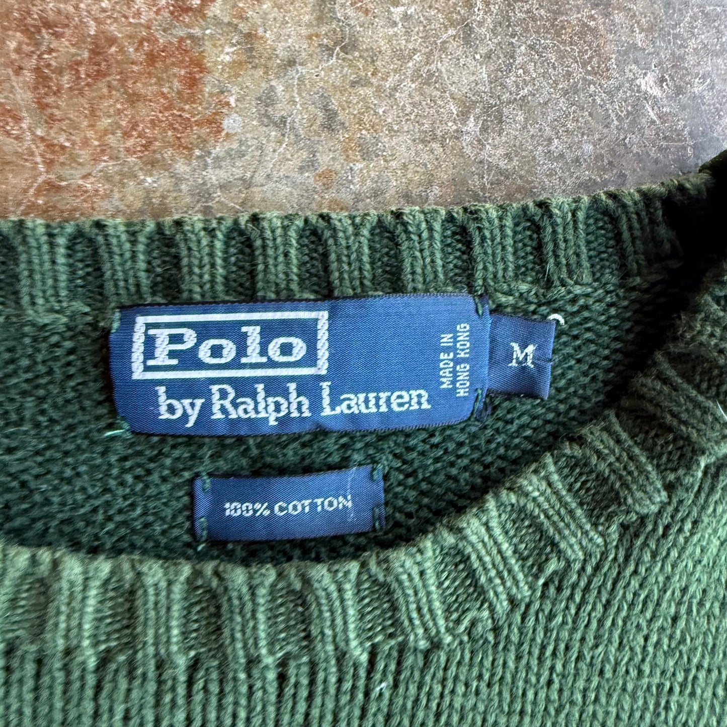 Vintage Green Polo Ralph Lauren Sweater - M