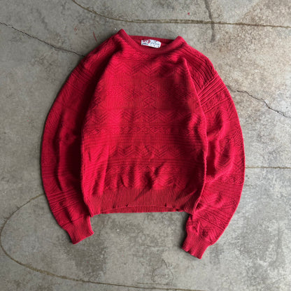 Vintage 90s Knit Sweater - M