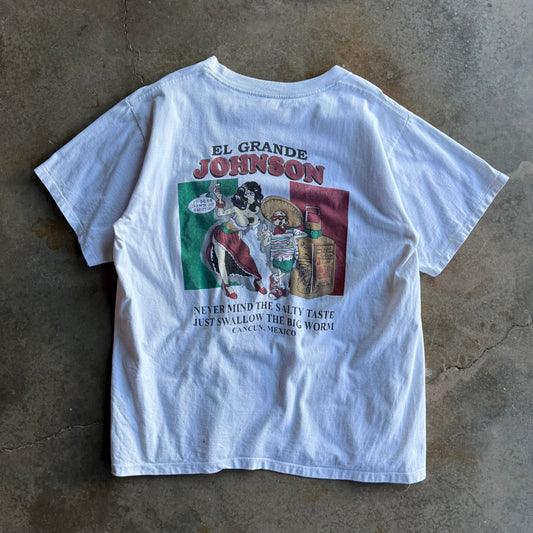 Vintage 90s Funny Tequila Tshirt - XL