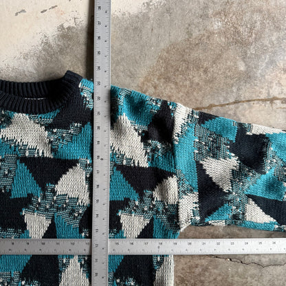 Vintage 90s Fall Grandma Sweater - XL