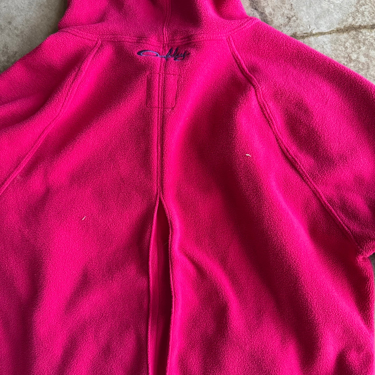 Vintage Woman’s 00s Oakley Zip Up Hoodie - XL