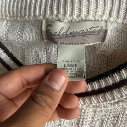 Vintage Deer Grandma Sweater - L