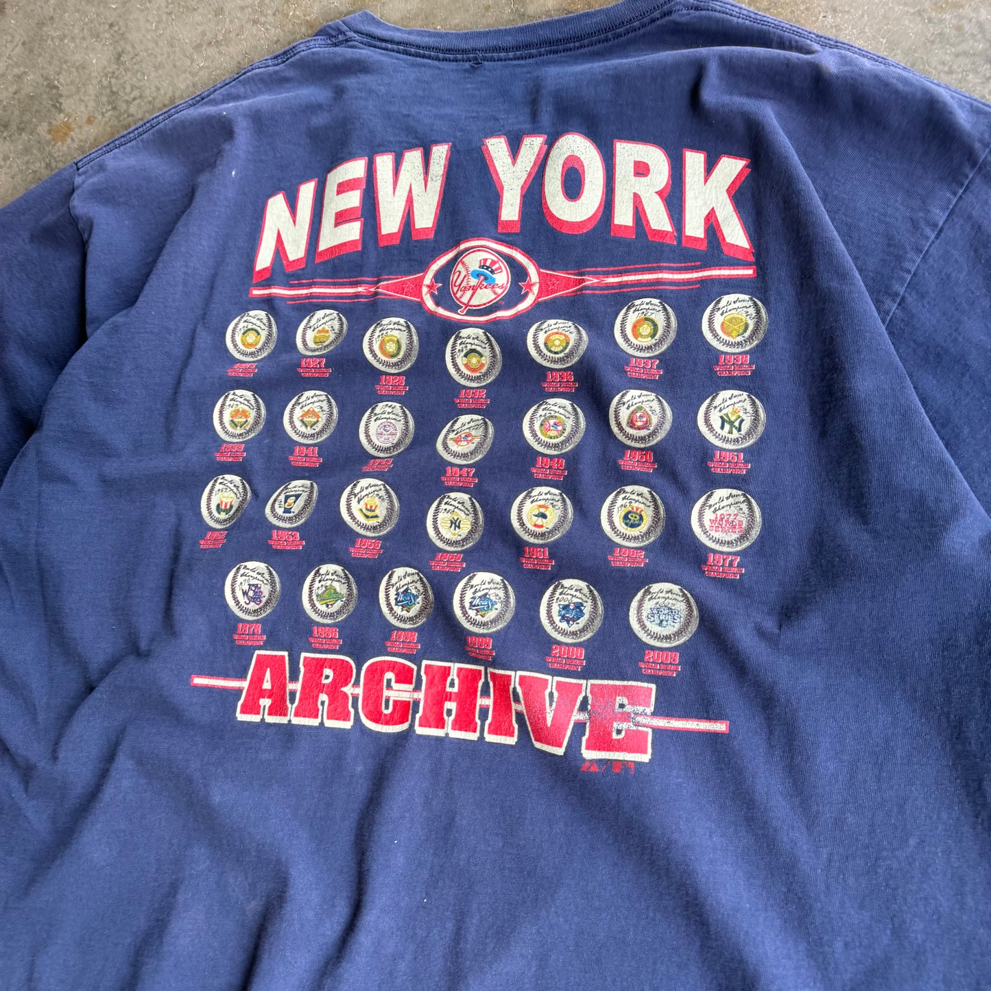 Vintage New York Yankees Ring Tshirt - XXL
