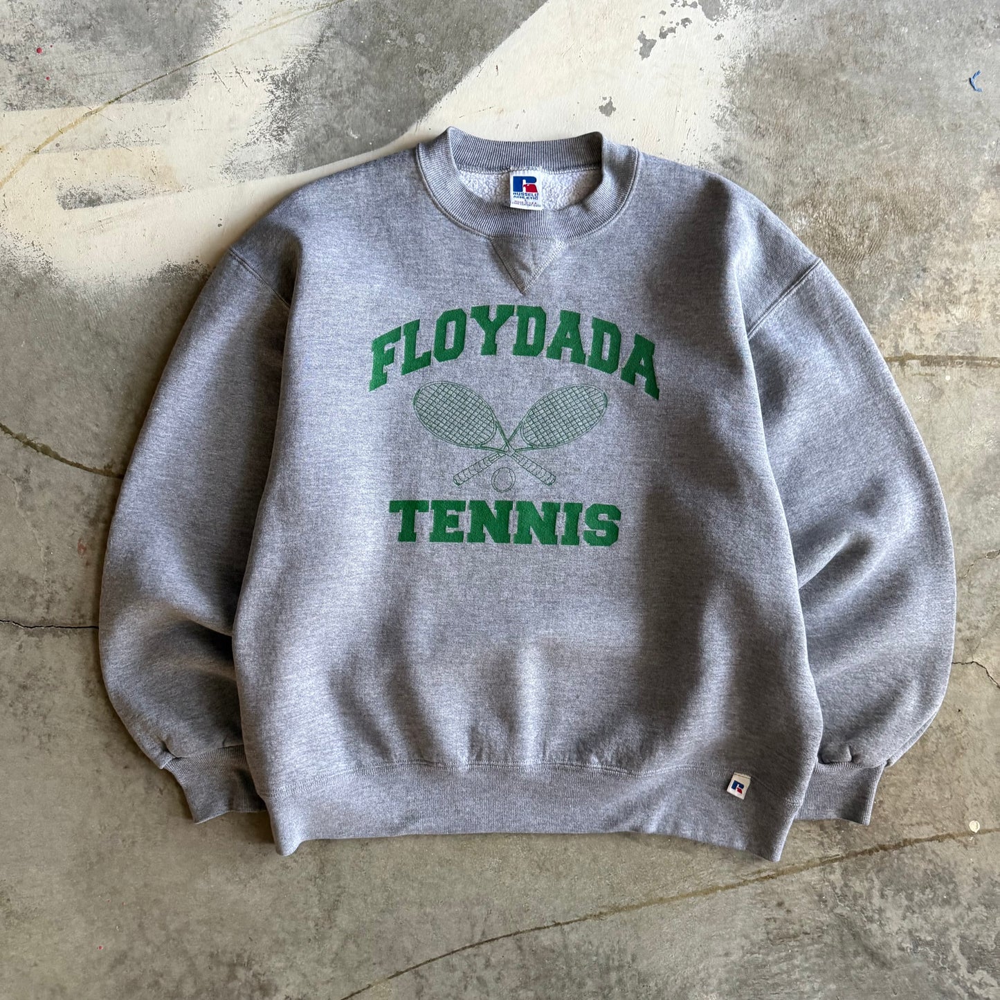 Vintage 90s Russell Athletic Track Crewneck - L