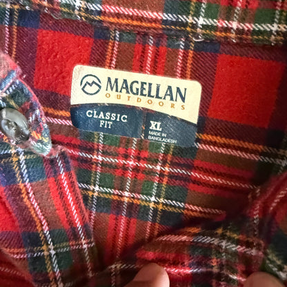 Vintage 00s Cropped Flannel - XL