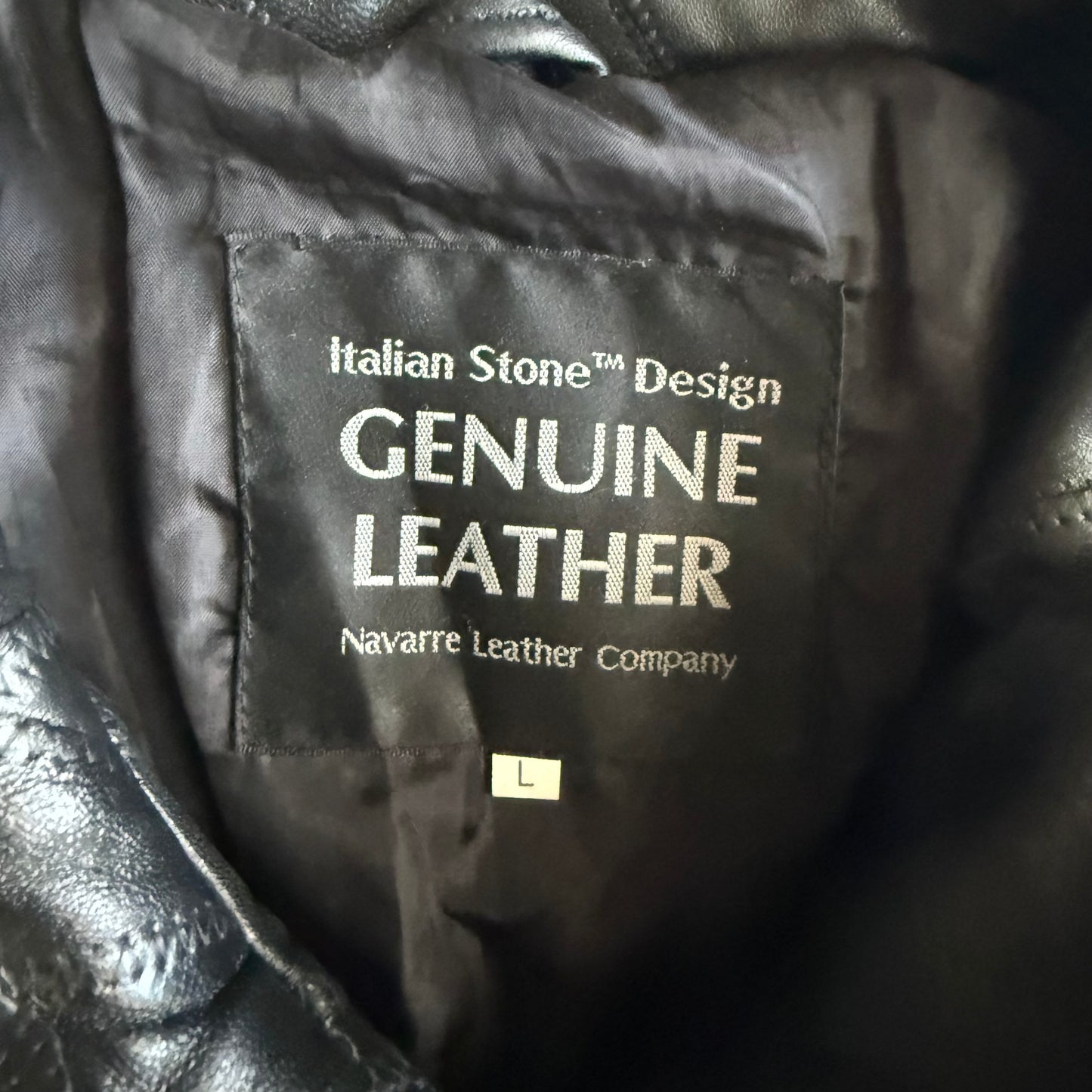Vintage 00s Genuine Leather Jacket - L