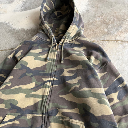 Vintage Brazos Army Camo Hoodie - XL