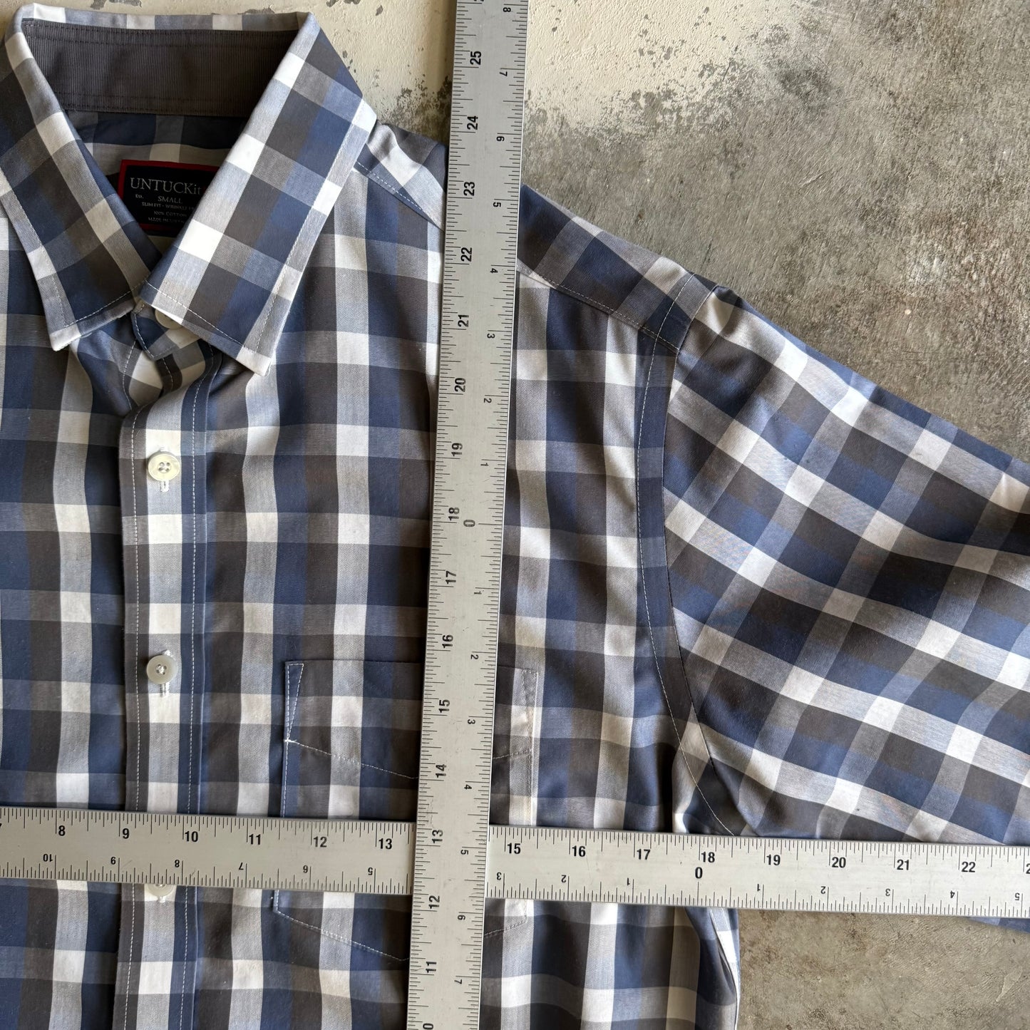 Vintage 00s Cropped Flannel - S