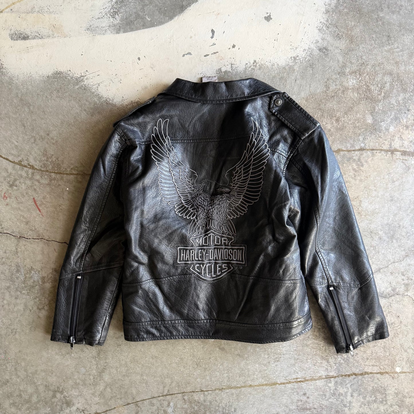 Vintage Kids 00s Harley Davidson Jacket - S