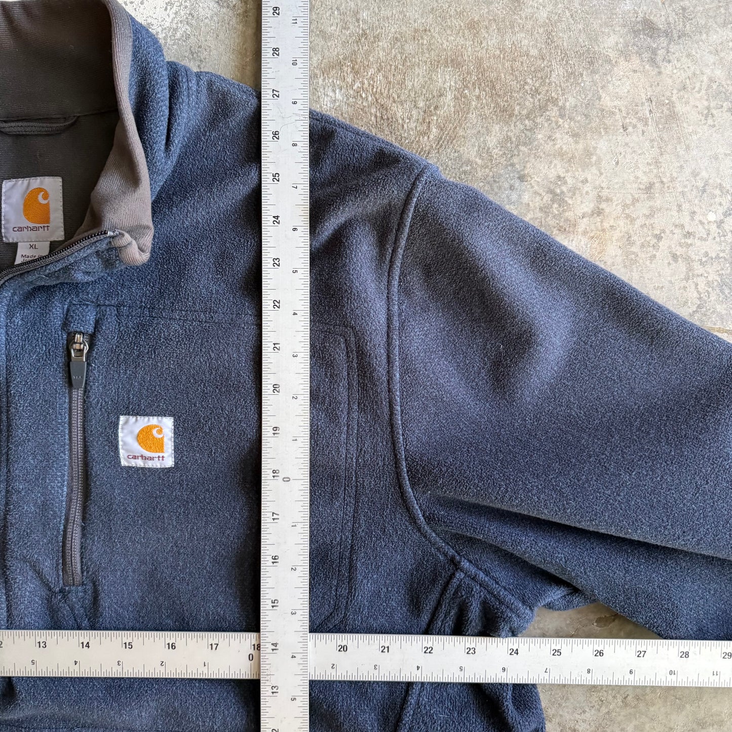 Vintage 00s Carhartt Fleece Zip up - XL
