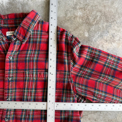 Vintage 00s Cropped Flannel - XL