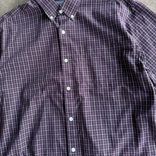 Vintage 00s Cropped Button Up - L
