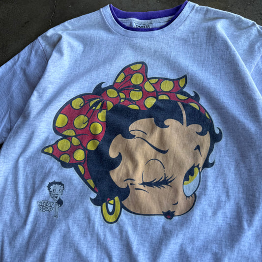 Vintage Big Face Betty Boop Tshirt - XL