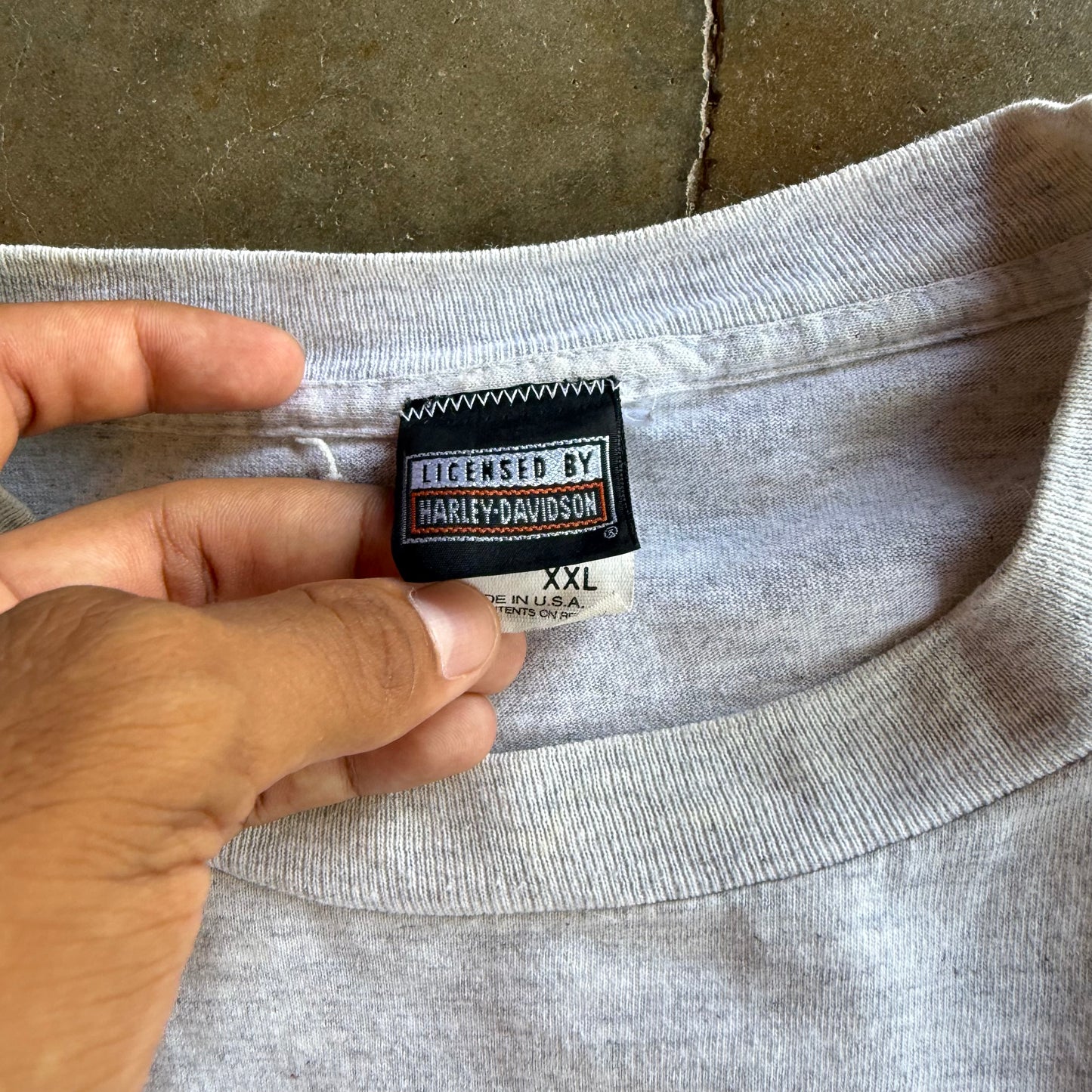 Vintage Harley Davidson Cropped Boxy Tshirt - XXL