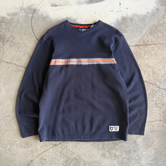 Vintage 00s Striped Long Sleeve - L