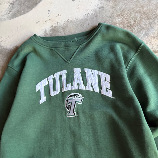 Vintage 00s Tulane Crewneck - L