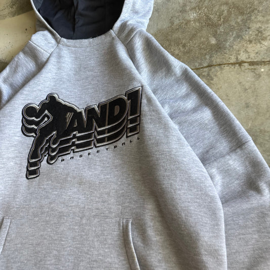 Vintage 00s AND1 Basketball Hoodie - XL