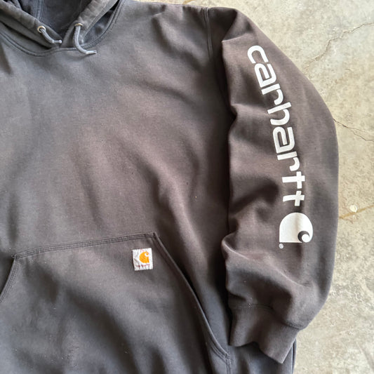 Vintage 00s Carhartt Faded Hoodie - XL
