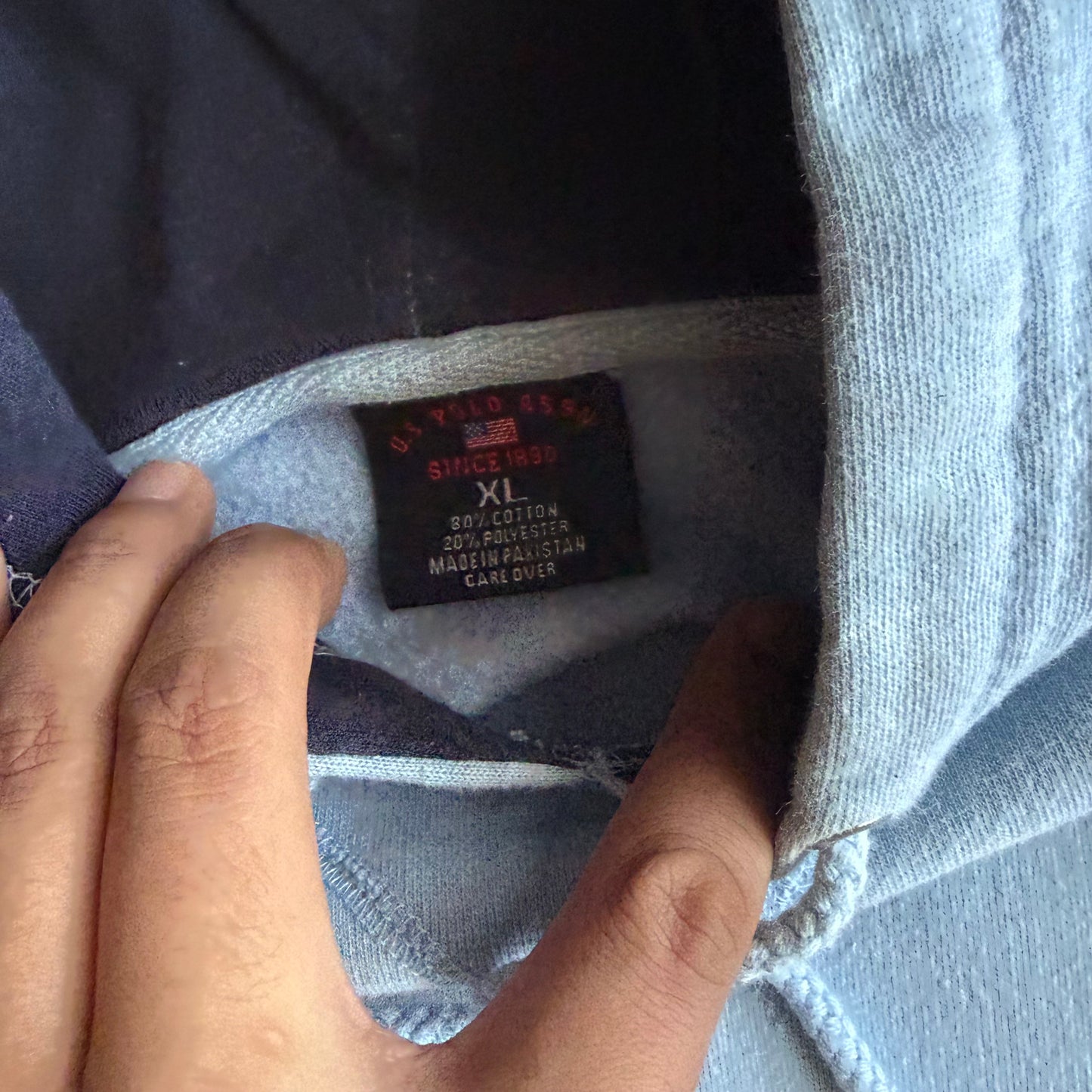 Vintage 90s US POLO ASSN Hoodie - L