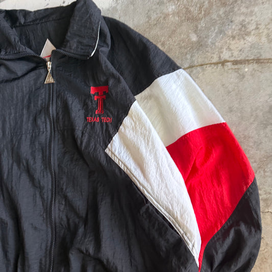 Vintage 90s Texas Tech Windbreaker - M