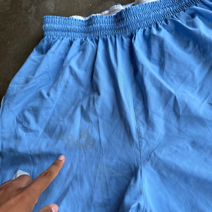Vintage Blue Nike Track Shorts - M