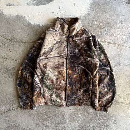 Vintage 00s Realtree Fleece Zip up - L