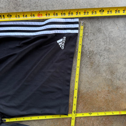 Vintage Black Adidas Track Shorts - M