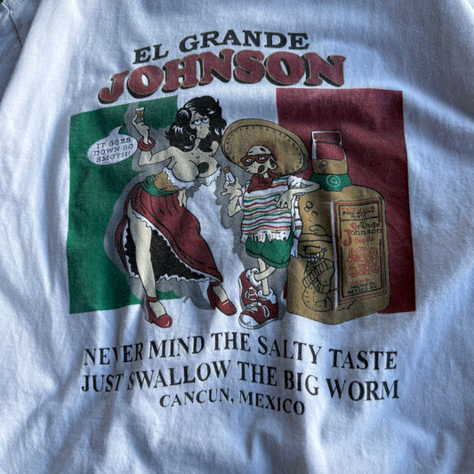 Vintage 90s Funny Tequila Tshirt - XL