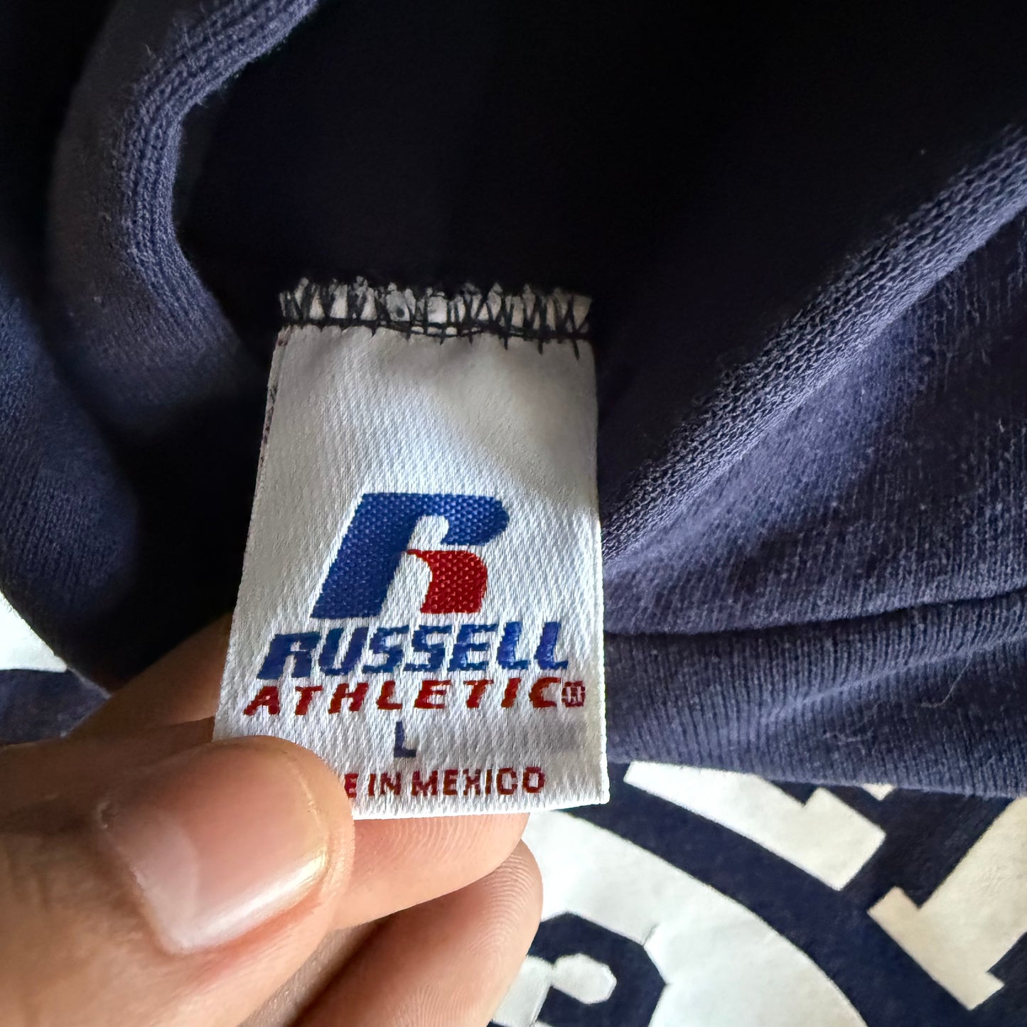Vintage 00s Russell Athletic Track Hoodie - L
