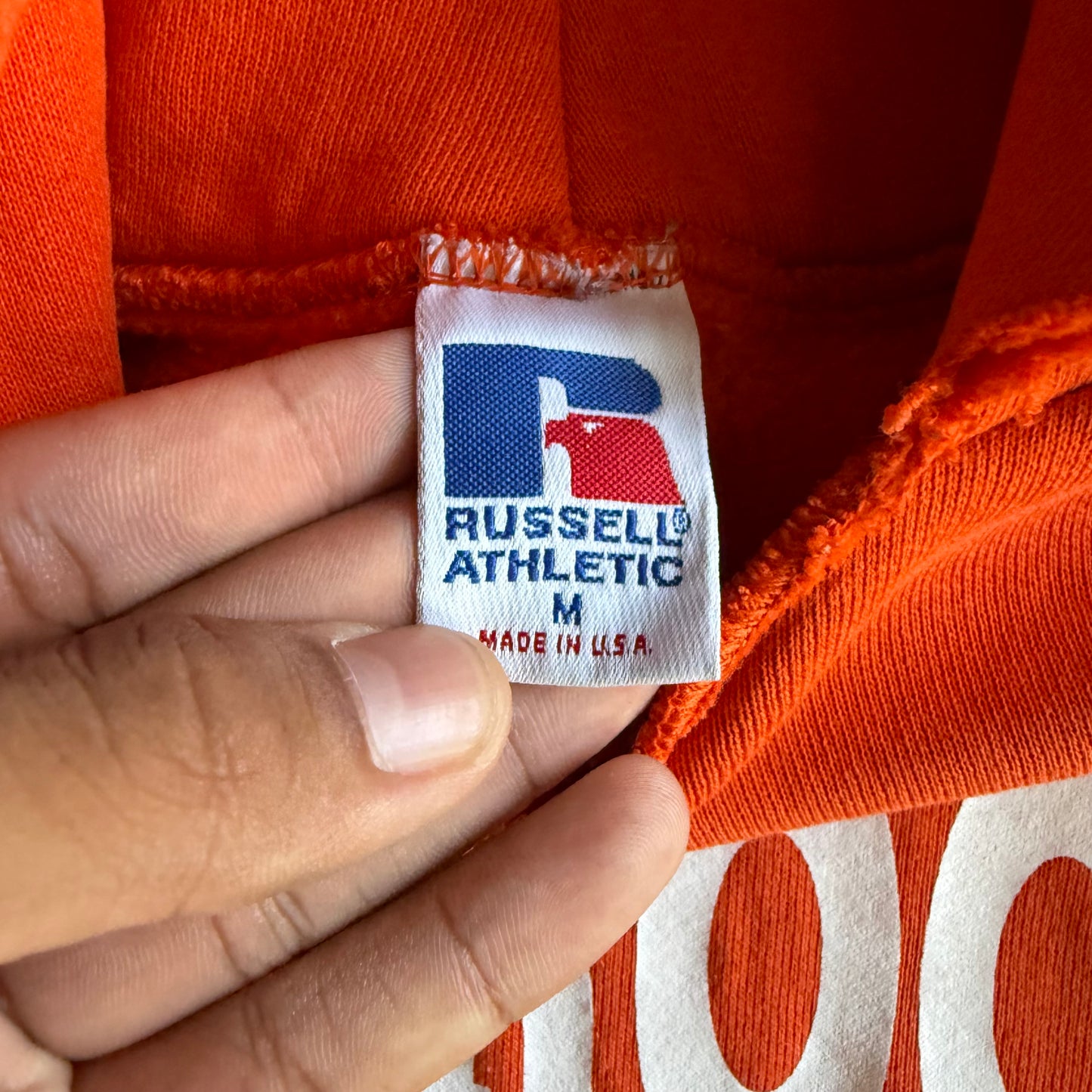 Vintage 90s Russell Athletic Track Hoodie - M