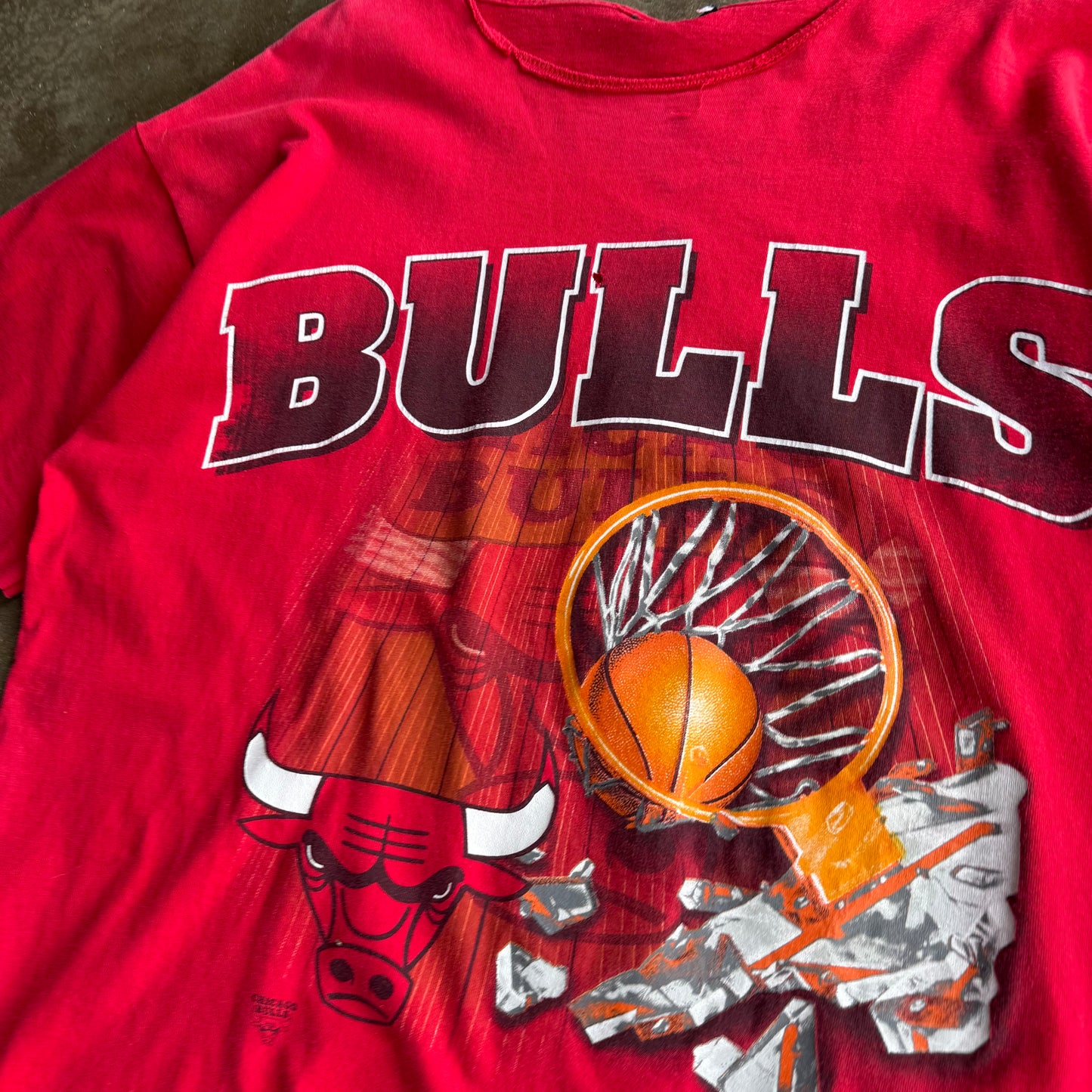 Vintage Bulls Boxy Tshirt - XL