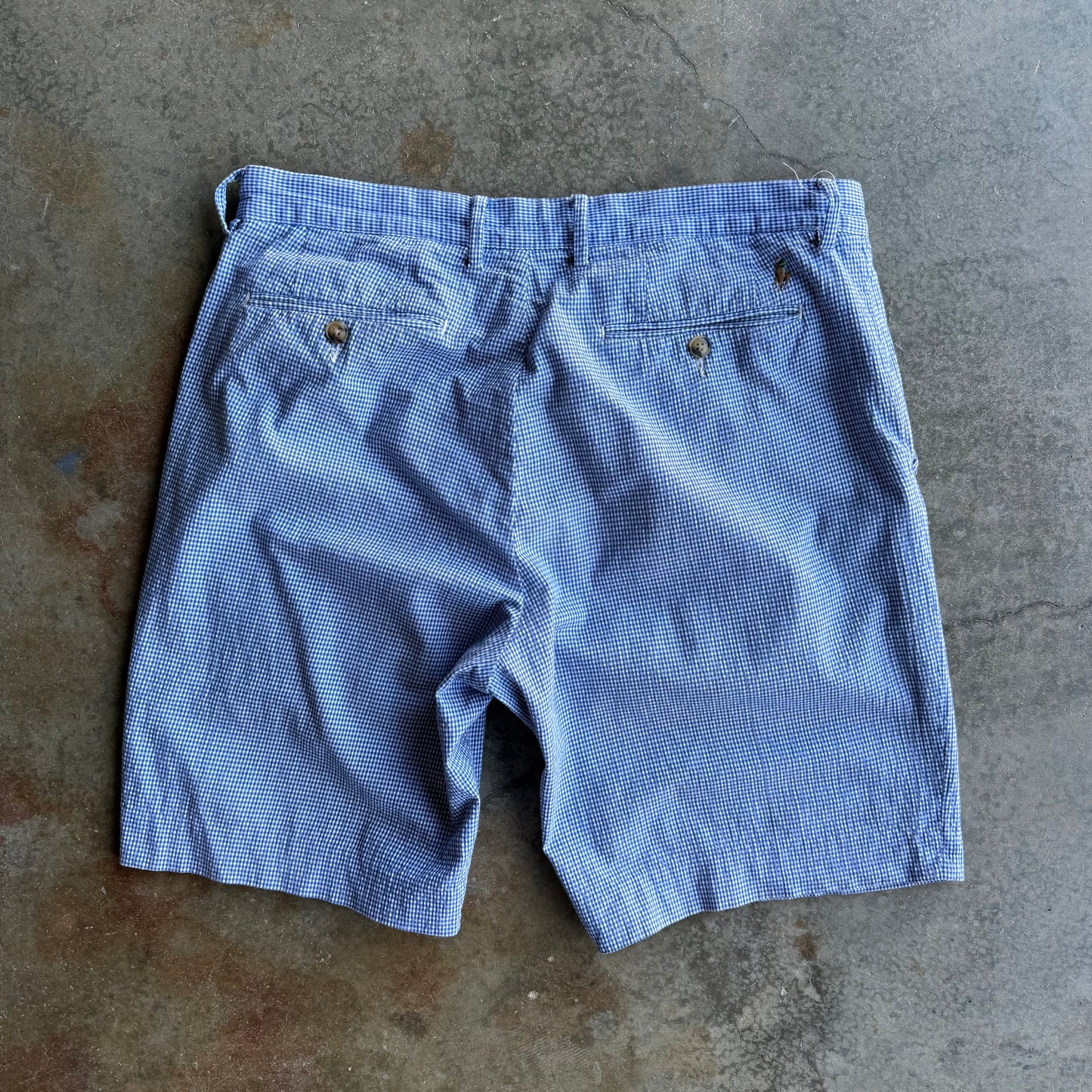Vintage Blue Striped Polo Ralph Lauren Shorts - 33