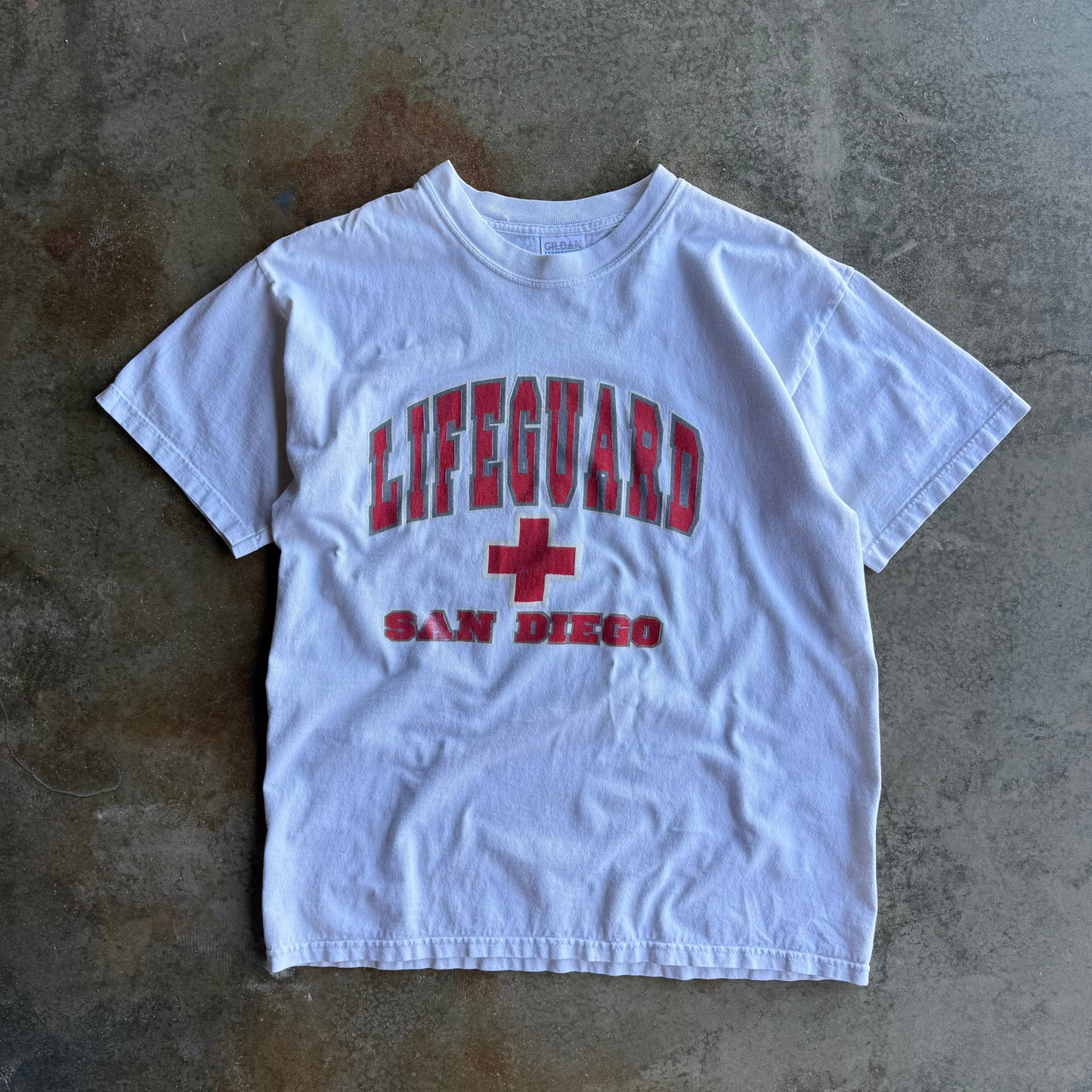 Vintage Spring Lifeguard Tshirt - L