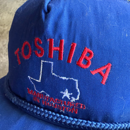 Vintage 90s Toshiba SnapBack Trucker Hat