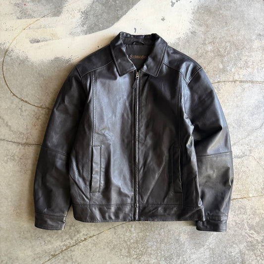 Vintage 00s St. John Bay Leather Jacket - M
