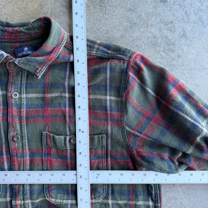 Vintage Cropped Flannel - XL