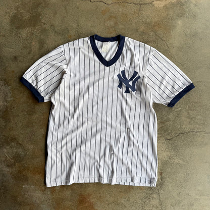 Vintage New York Yankees Pinstripe Tshirt - L