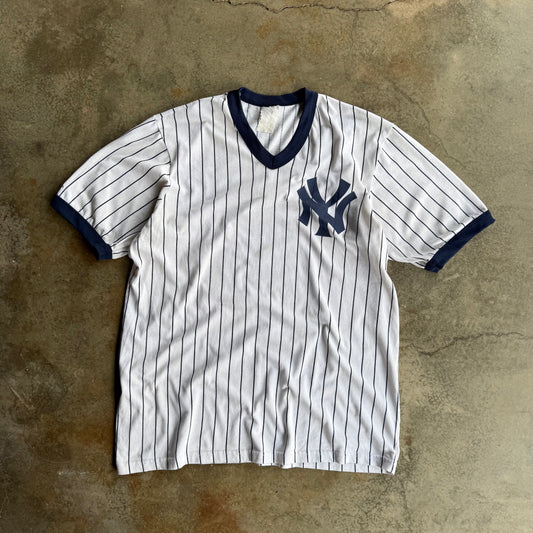 Vintage New York Yankees Pinstripe Tshirt - L