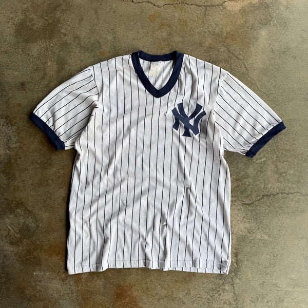 Vintage New York Yankees Pinstripe Tshirt - L