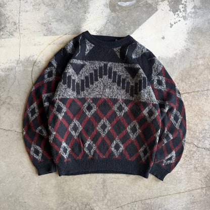 Vintage 90s Knit Sweater - L