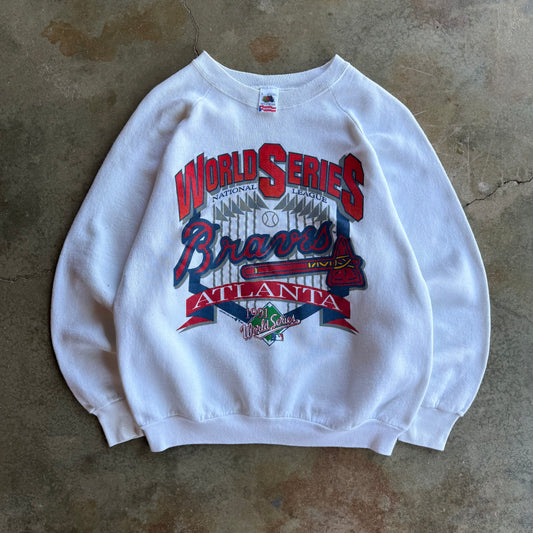 Vintage Braves World Series Crewneck - L