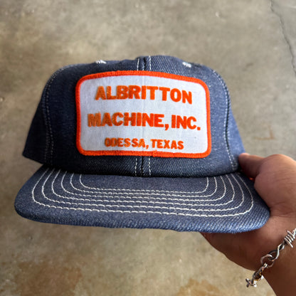 Vintage 90s Denim SnapBack Hat