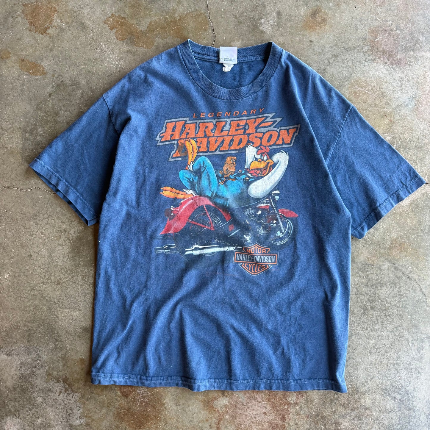 Vintage Harley Davidson Looney Tunes Tshirt - XL