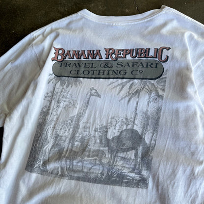 Vintage 90s Banana Republic Tee - XL